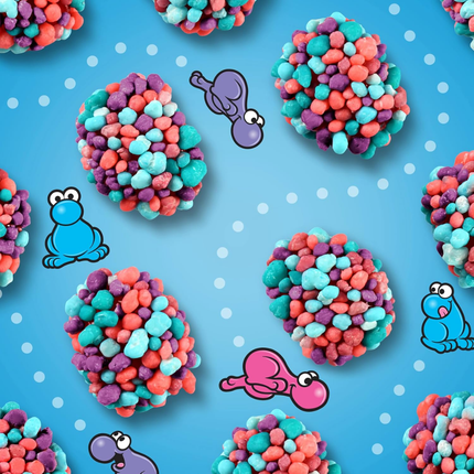 Nerds Gummy Cluster | Rainbow Gummies Con Incrustaciones de Nerds | 552 gramos