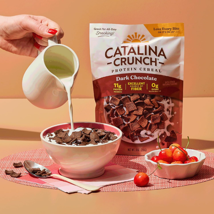 Catalina Crunch | Ceral Proteíco Sabor Chocolate Amargo | 255 gramos