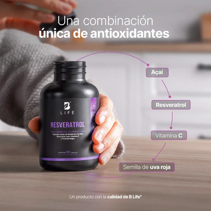 B LIFE Resveratrol | 90 Cápsulas