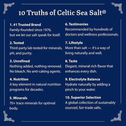 Celtic Sea Salt | Sal Céltica de Grano Fino | 227 gramos