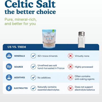 Sante Naturelle | Sal Marina Gruesa Gris Del Mar Céltico | 500g