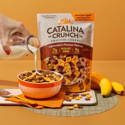 Catalina Crunch | Chocolate Peanut Butter | Cereal Proteíco sin Azúcar | 255g