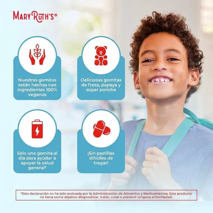 MARY RUTHS MULTIVITAMINICOS PARA NIÑOS | 60 GOMITAS