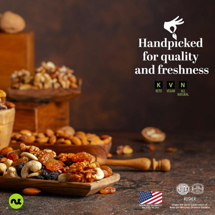 Nut Cravings | Nueces de Brasil Crudas Sin Sal Sin Cascara | 454 gramos