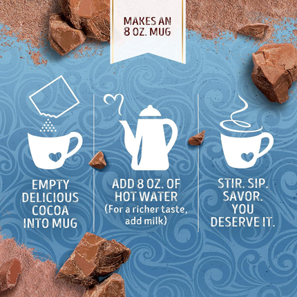 Swiss Miss | Chocolate Caliente en polvo mezcla malvavisco y cacao | 30 sobres 39 gramos