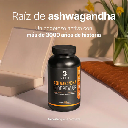 B LIFE Ashwaganda | 200 Cápsulas