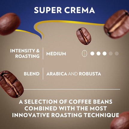 Lavazza Super Crema | Grano Entero de Tostado Medio | 1kg