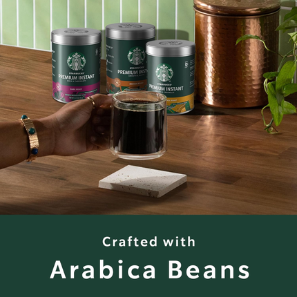 Starbucks Café Soluble Premium Tostado Medio | 90 gramos | Rinde 40 tazas