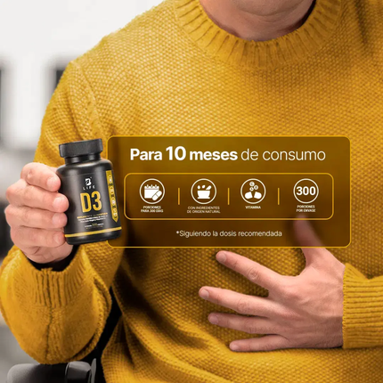 B LIFE VITAMINA D3 | 300 Cápsulas