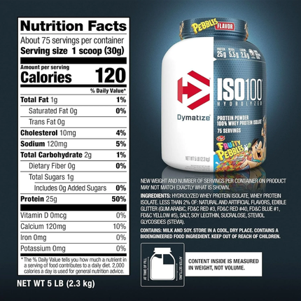 Dymatize ISO 100 | 3 lbs