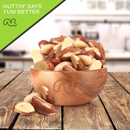 Nut Cravings | Nueces de Brasil Crudas Sin Sal Sin Cascara | 454 gramos