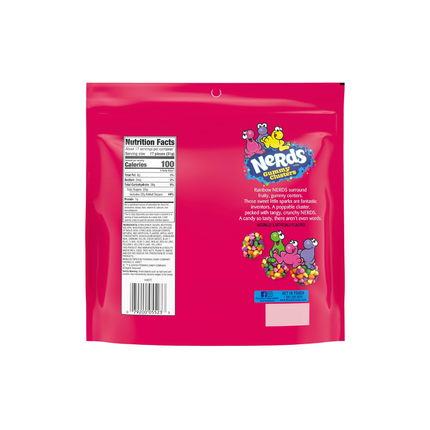 Nerds Gummy Cluster | Rainbow Gummies Con Incrustaciones de Nerds | 552 gramos