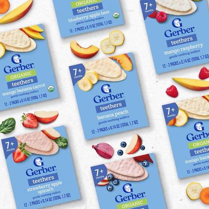 Gerber Organic Teethers | 48 gramos
