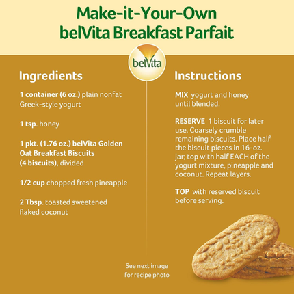 Belvita Golden Oat Breakfast Biscuits | 12 Packs