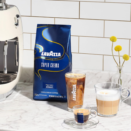 Lavazza Super Crema | Grano Entero de Tostado Medio | 1kg