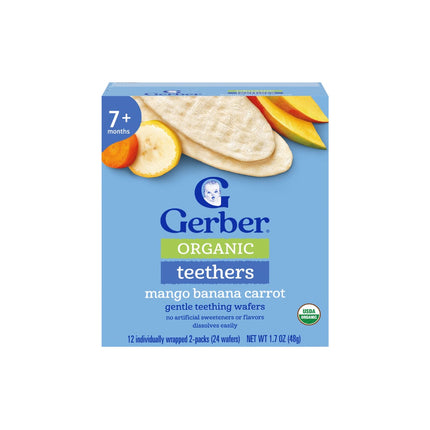 Gerber Organic Teethers | 48 gramos